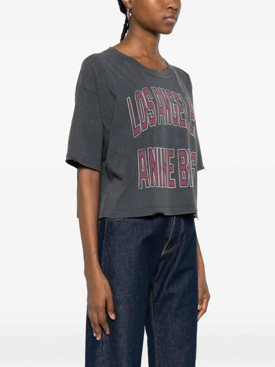 26SS 애니빙 반팔 티셔츠 A0811739WBL1 Black - ANINE BING