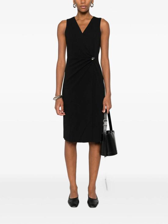 26SS 캘빈클라인 미디 스커트 LV044E047G Black - CALVIN KLEIN