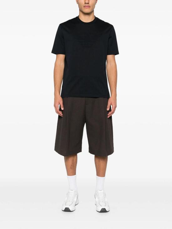 26SS 엠포리오 아르마니 반팔 티셔츠 AF10762EM004593FB438 Black - EMPORIO ARMANI