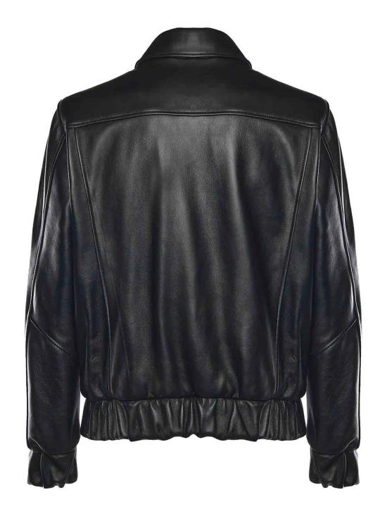 26SS 줄리아노 갈리아노 가죽 자켓 GOHARDNAPPANERO Black - GIULIANO GALIANO