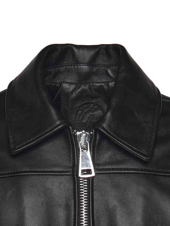 26SS 줄리아노 갈리아노 가죽 자켓 GOHARDNAPPANERO Black - GIULIANO GALIANO