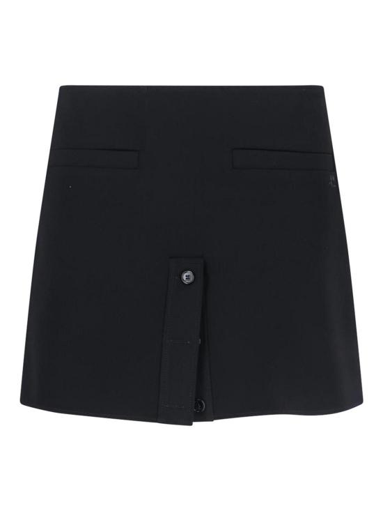 26SS 쿠레쥬 미디 스커트 126CJU330PL01599999 Black