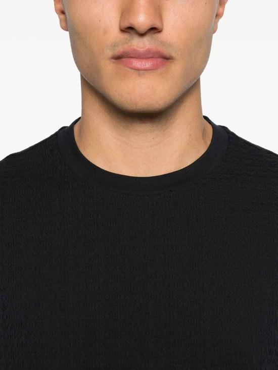 26SS 엠포리오 아르마니 반팔 티셔츠 AF10762EM004594FB413 Black - EMPORIO ARMANI