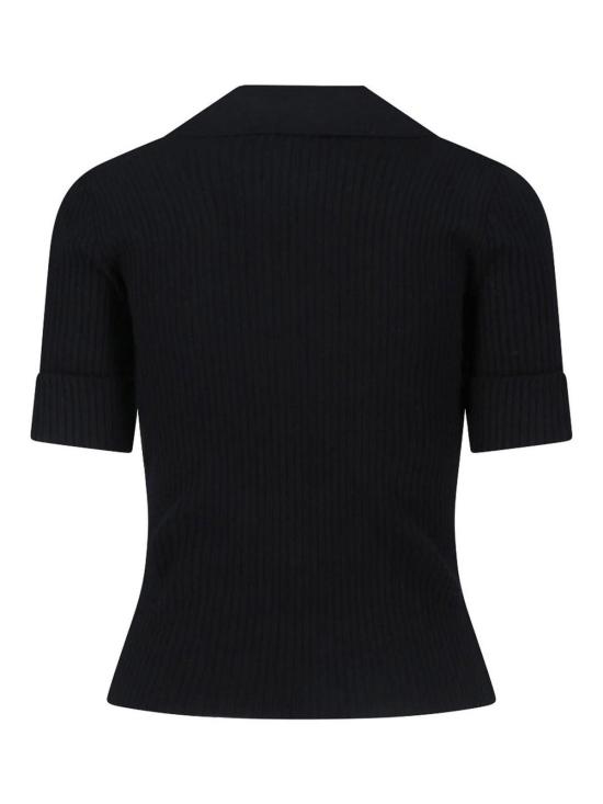 27SS 쿠레쥬 폴로 티셔츠 126MPO053FI00019999 Black - COURREGES