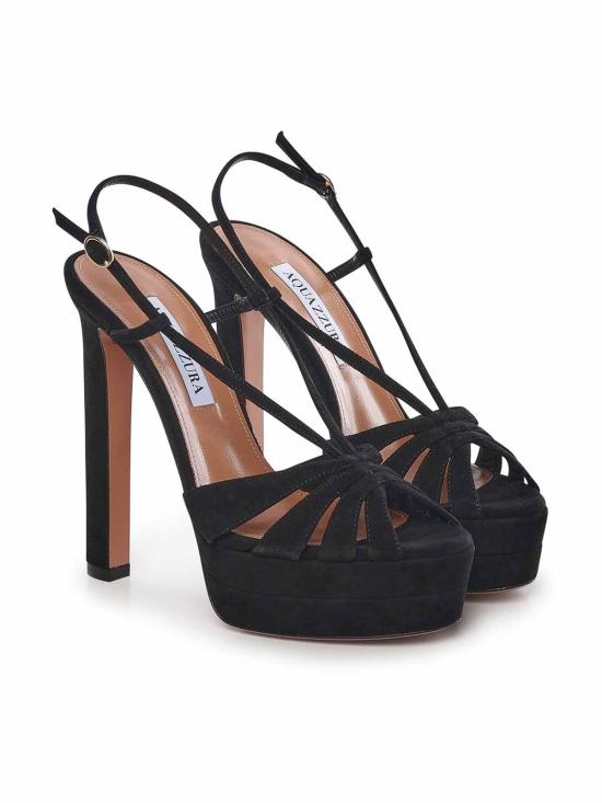 26SS 아쿠아주라 샌들 AEEHIGB0SUE000 Black - AQUAZZURA