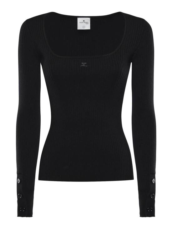 26SS 쿠레쥬 민소매 티셔츠 126MTO479FI00019999 Black