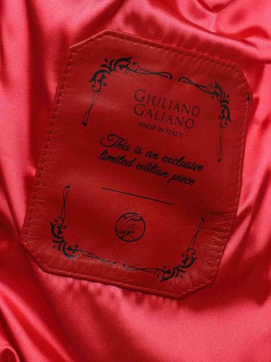 26SS 줄리아노 갈리아노 가죽 자켓 GOHARDCOCCONERO Black - GIULIANO GALIANO