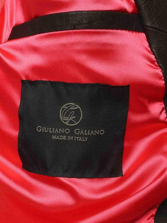 26SS 줄리아노 갈리아노 가죽 자켓 GOHARDCOCCONERO Black - GIULIANO GALIANO