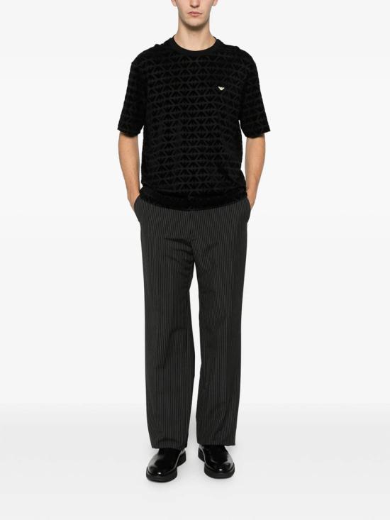 26SS 엠포리오 아르마니 반팔 티셔츠 AF10017EM005343FC307 Black - EMPORIO ARMANI