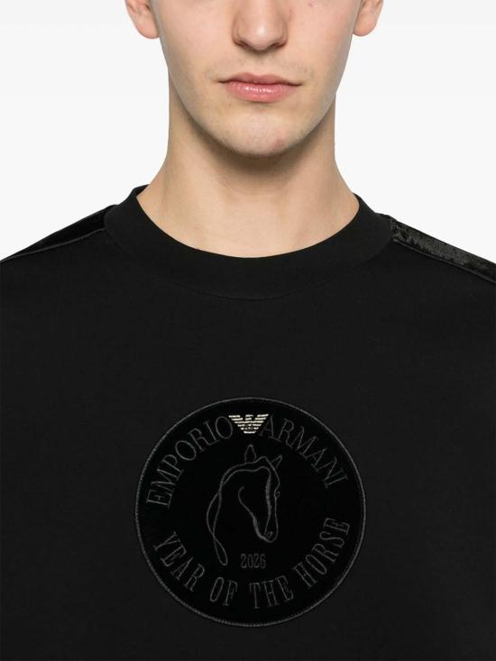  엠포리오 아르마니 탑 AF10013EM005005UC001 Black - EMPORIO ARMANI