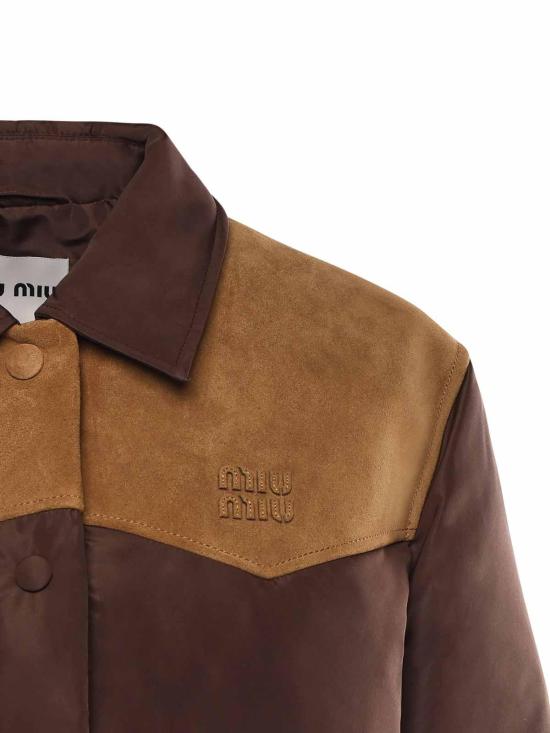  미우미우 패딩 ML137118Q0F0201 Camel - MIU MIU