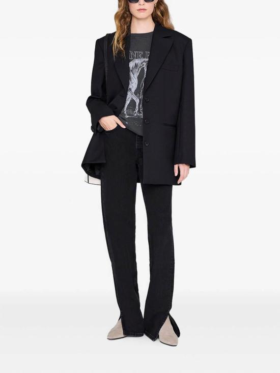 26SS 애니빙 반팔 티셔츠 A0811713WBL1 Black - ANINE BING