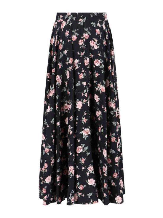 26SS 돌체앤가바나 미디 스커트 F4DBGTFSA8CHN5XQ Black - DOLCE & GABBANA