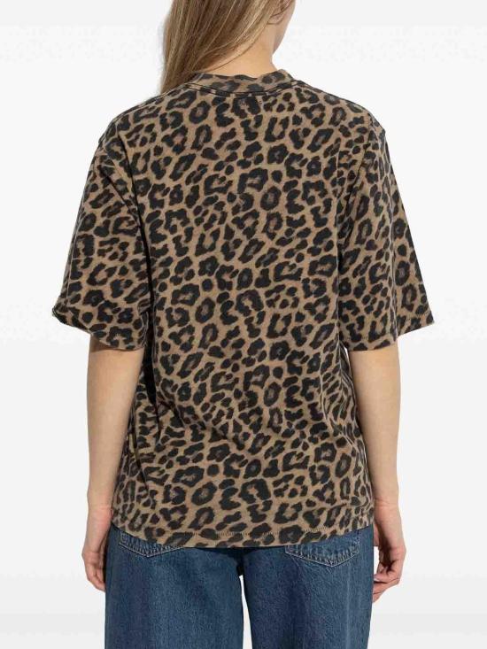 26FW 애니빙 반팔 티셔츠 A0811154MTL59 ANIMAL PRINT - ANINE BING