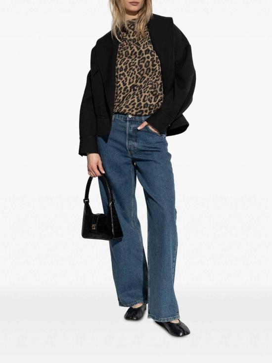 26SS 애니빙 반팔 티셔츠 A0811154MTL59 Animal Print - ANINE BING