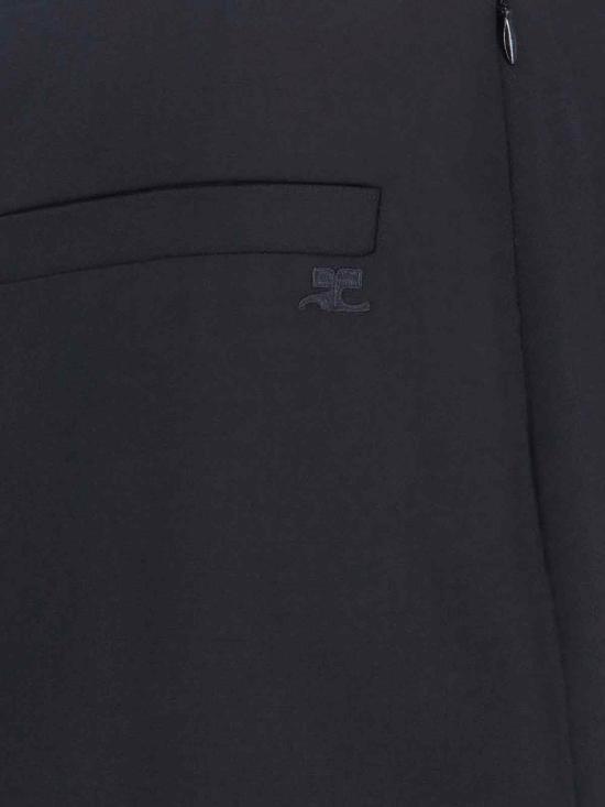 26SS 쿠레쥬 미디 스커트 126CJU333PL01709999 Black - COURREGES