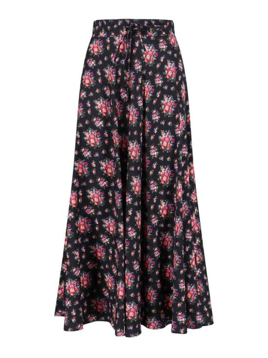 26SS 돌체앤가바나 미디 스커트 F4DCPTFSA78HN5XK Black