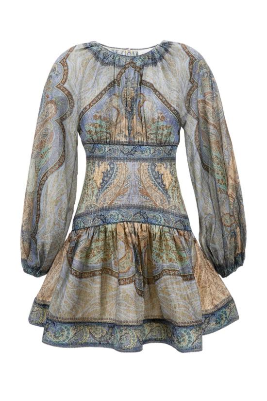 26SS 짐머만 미디 원피스 5515DRS262TPBL Blue