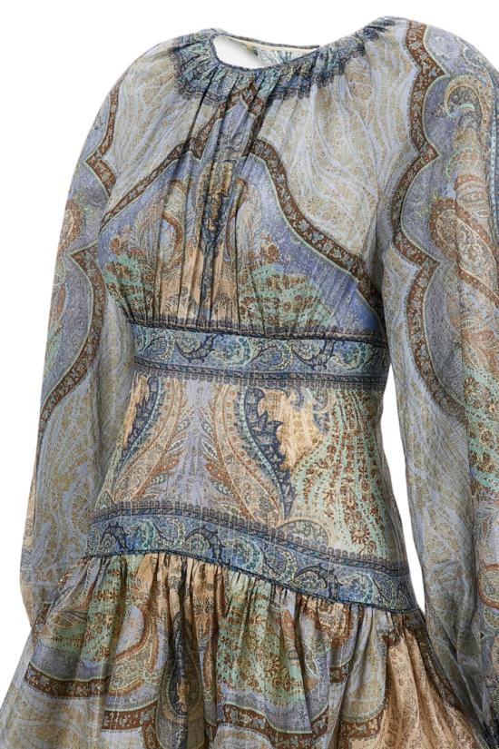 26SS 짐머만 미디 원피스 5515DRS262TPBL Blue - ZIMMERMANN