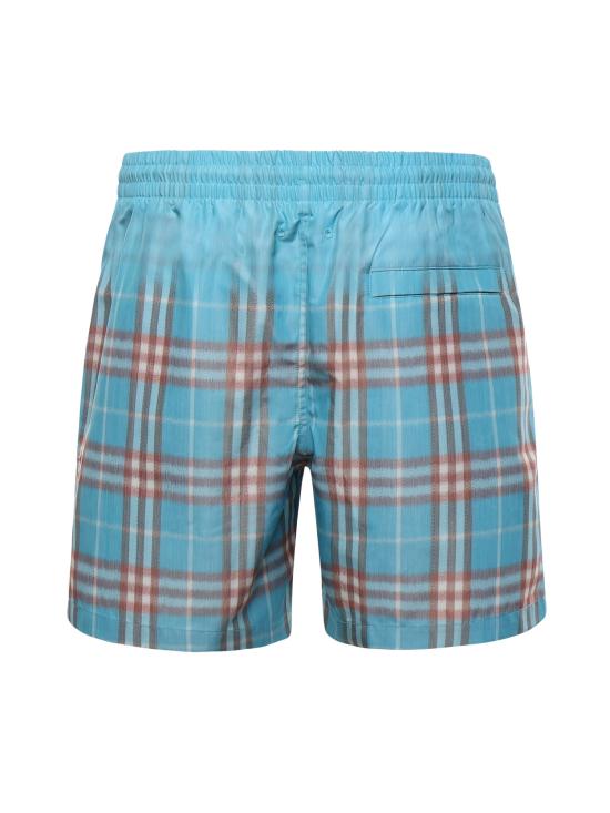 26SS 버버리 그라데이션 체크 스윔팬츠 8121694 C4030 ATOM BLUE - BURBERRY