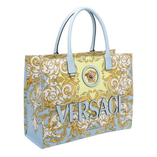 26SS 베르사체 V 올오버 라 메두사 라지 토트백 1004741 1A171485UD6V MultiColour - VERSACE