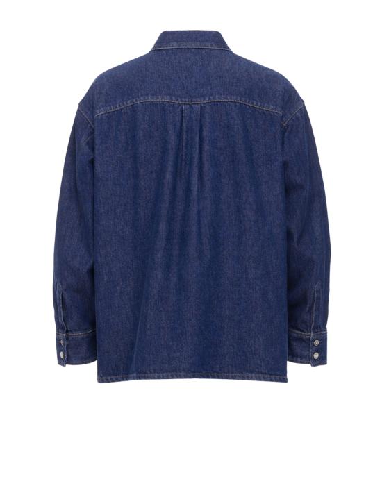 25SS DESMORE 데님 자켓 데스모어 남성용 다크 블루 데님 오버셔츠 MC025LA01 오버셔츠 다크 블루 - OTHER BRANDS