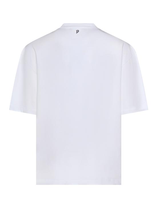 26SS 돈답 반팔 티셔츠 DS074 JF0350DXXX000 White - DONDUP