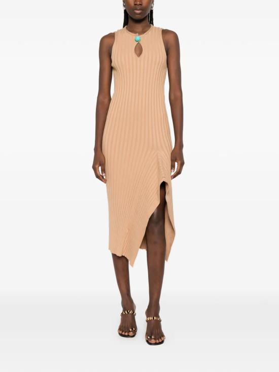 26SS 스텔라 맥카트니 미디 원피스 6K11673S2594 2701 Beige - STELLA MCCARTNEY