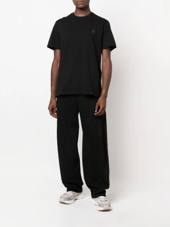 26SS 골든구스 반팔 티셔츠 GMP01220P000593 90100 BLACK - GOLDEN GOOSE