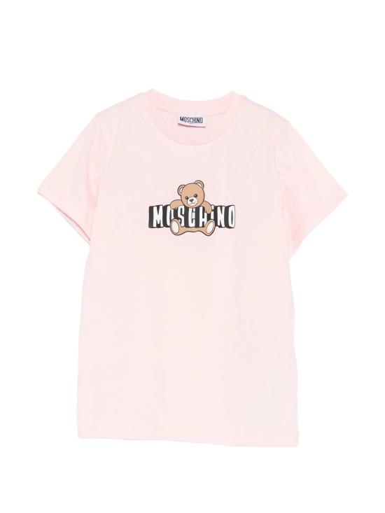 26SS [키즈] 모스키노 티셔츠 HZM058LAA03 50209 Pink