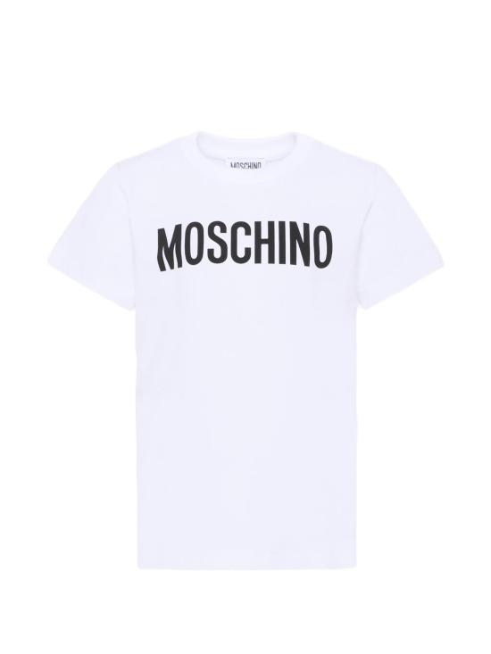 26SS [키즈] 모스키노 티셔츠 HUM05ULBA10 10101 White