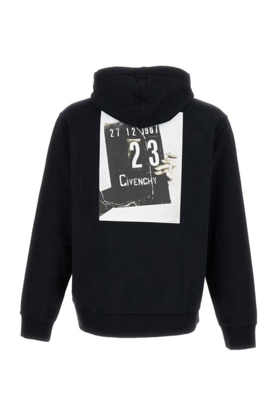 26SS 지방시 후드 티셔츠 BMJ0NH3YSM001 Black - GIVENCHY