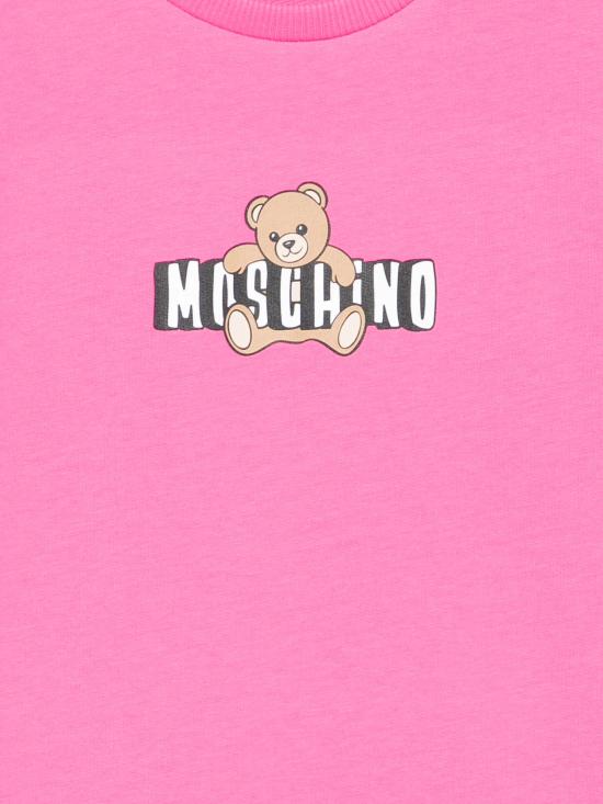 26SS [키즈] 모스키노 원피스 HDV0HLLCA19 50533 Fuchsia - MOSCHINO