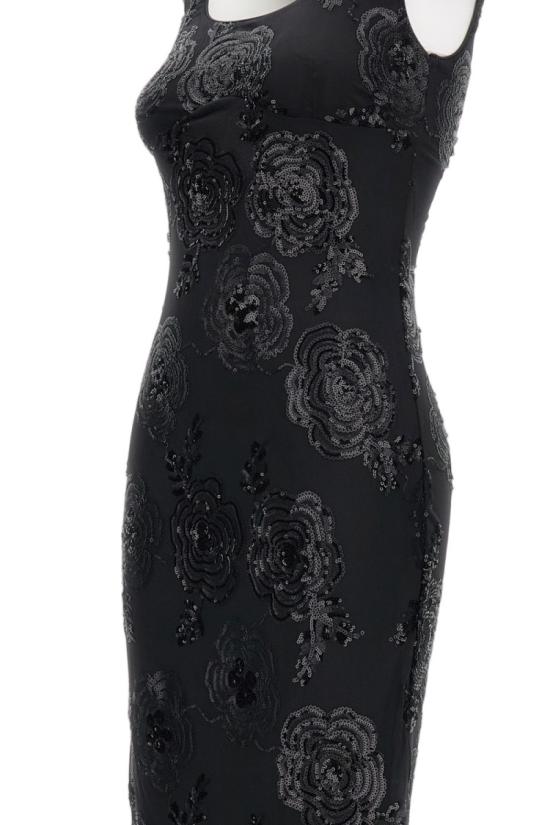 26SS 로테이트 바이 크리스텐슨 롱 원피스 115217100100 Black - ROTATE BY BIRGERCHRISTENSEN