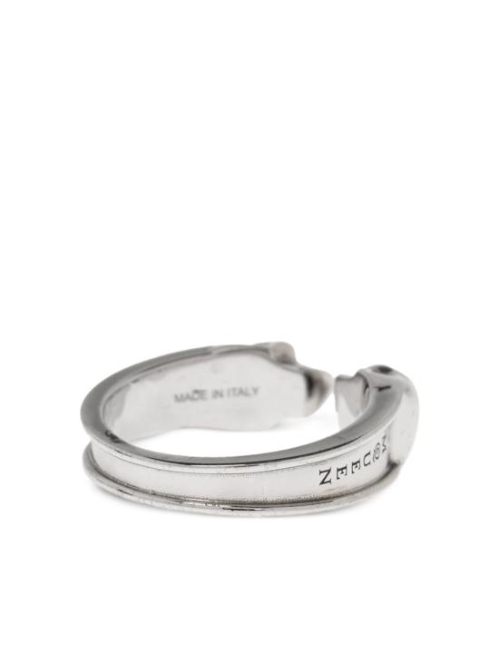 26SS 알렉산더 맥퀸 반지 855354 J160Y0446 Silver - ALEXANDER MCQUEEN