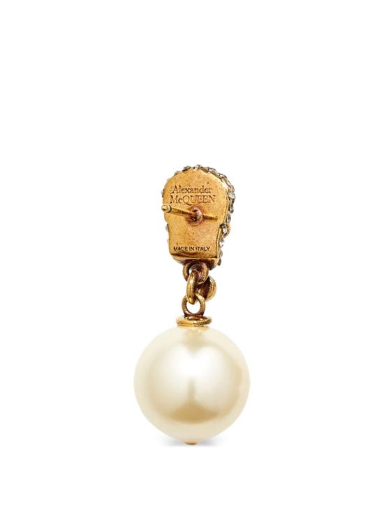 26SS 알렉산더 맥퀸 이어링 855396 I170A2375 Antique gold - ALEXANDER MCQUEEN