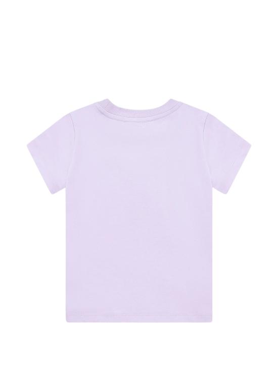 26SS [키즈] 모스키노 티셔츠 HGM06KLAA02 51683 Purple - MOSCHINO