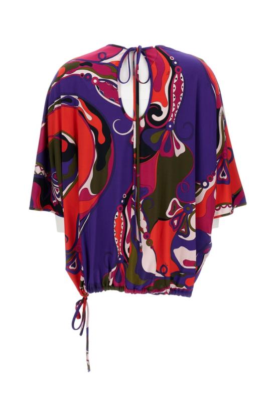 25FW 에밀리오푸치 탑 5UJM805U737017 Multicolor - EMILIO PUCCI