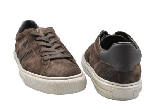 25FW 호간 레벨 스니커즈 HXM6910FU10UHO0UU0 Brown - HOGAN