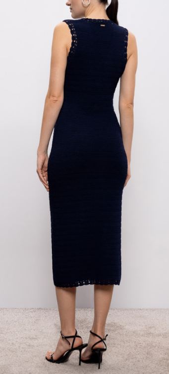 26SS 트윈셋 미디 원피스 261TP3073 S2131413172 Blue night - TWINSET