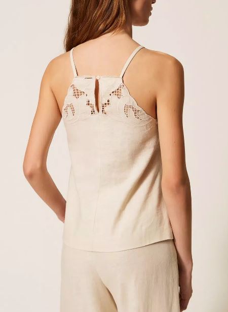 26SS 트윈셋 긴팔 티셔츠 261TP2311 S2140000059 Madreperla - TWINSET