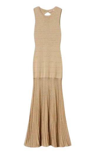 26SS 트윈셋 미디 원피스 261TP3123 S2135613372 Sand lurex
