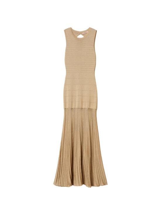 26SS 트윈셋 미디 원피스 261TP3123 S2135613372 Sand lurex - TWINSET