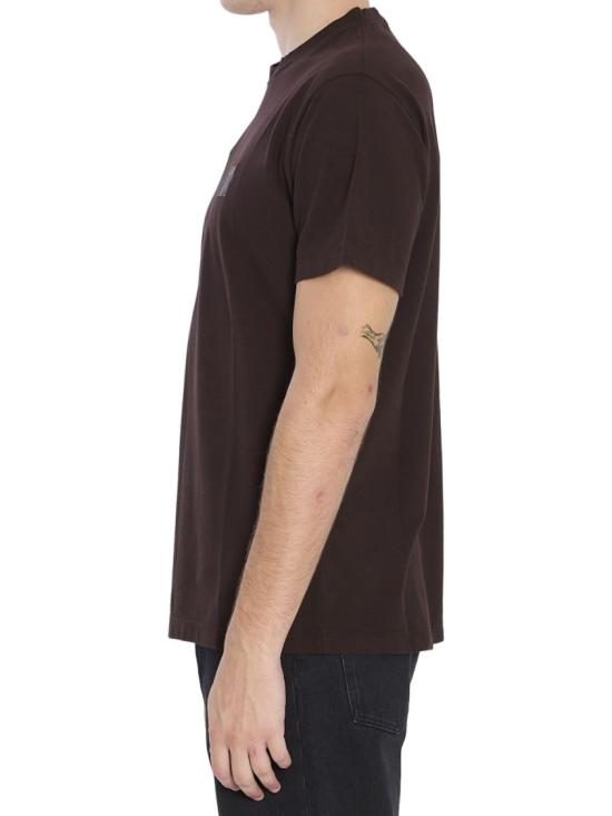 25FW 스톤 아일랜드 반팔 티셔츠 K2S152100034S0F11 Brown - STONE ISLAND