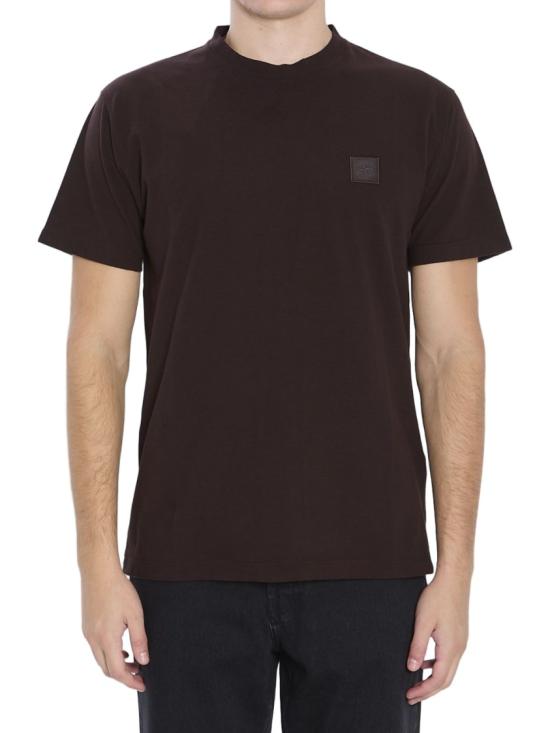 25FW 스톤 아일랜드 반팔 티셔츠 K2S152100034S0F11 Brown