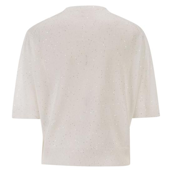 26SS 브루넬로 쿠치넬리 스웨터 MDT746400 WHITE - BRUNELLO CUCINELLI