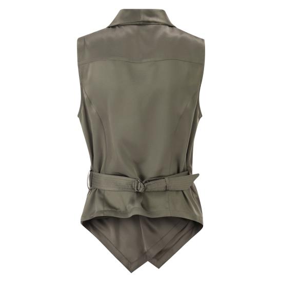 26SS 브루넬로 쿠치넬리 베스트 MB179EG906 MUD - BRUNELLO CUCINELLI