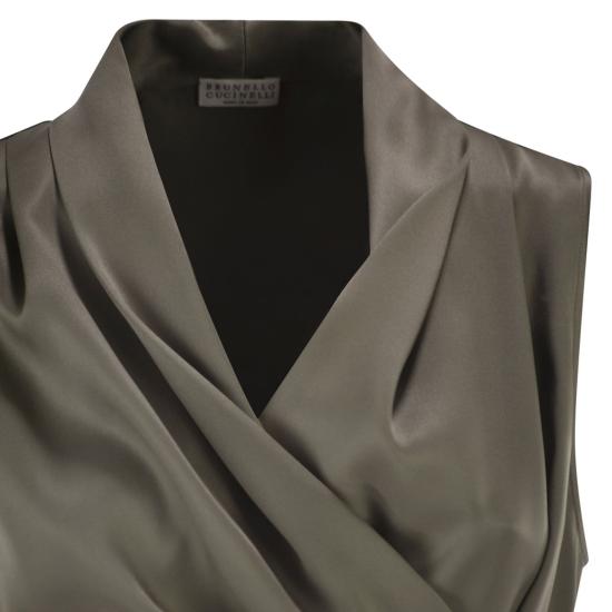 26SS 브루넬로 쿠치넬리 베스트 MB179EG906 MUD - BRUNELLO CUCINELLI