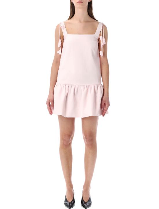 26SS 셀프 포트레이트 미디 원피스 RS26165SAP PINK Rosa