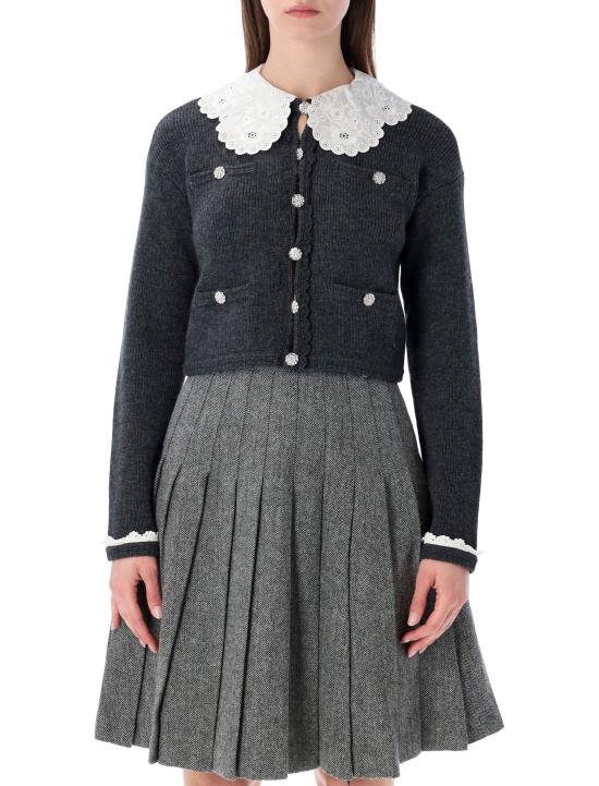 26SS 셀프 포트레이트 스웨터 RS26121CBGR GREY Grigio